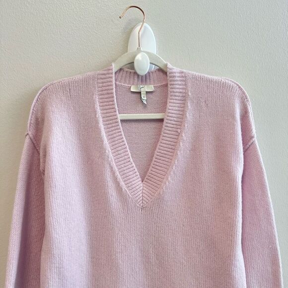 Joie Sweater Tunic Oversized Limana Wool Blend Dolman Women Lilac Size XS - Picture 3 of 11